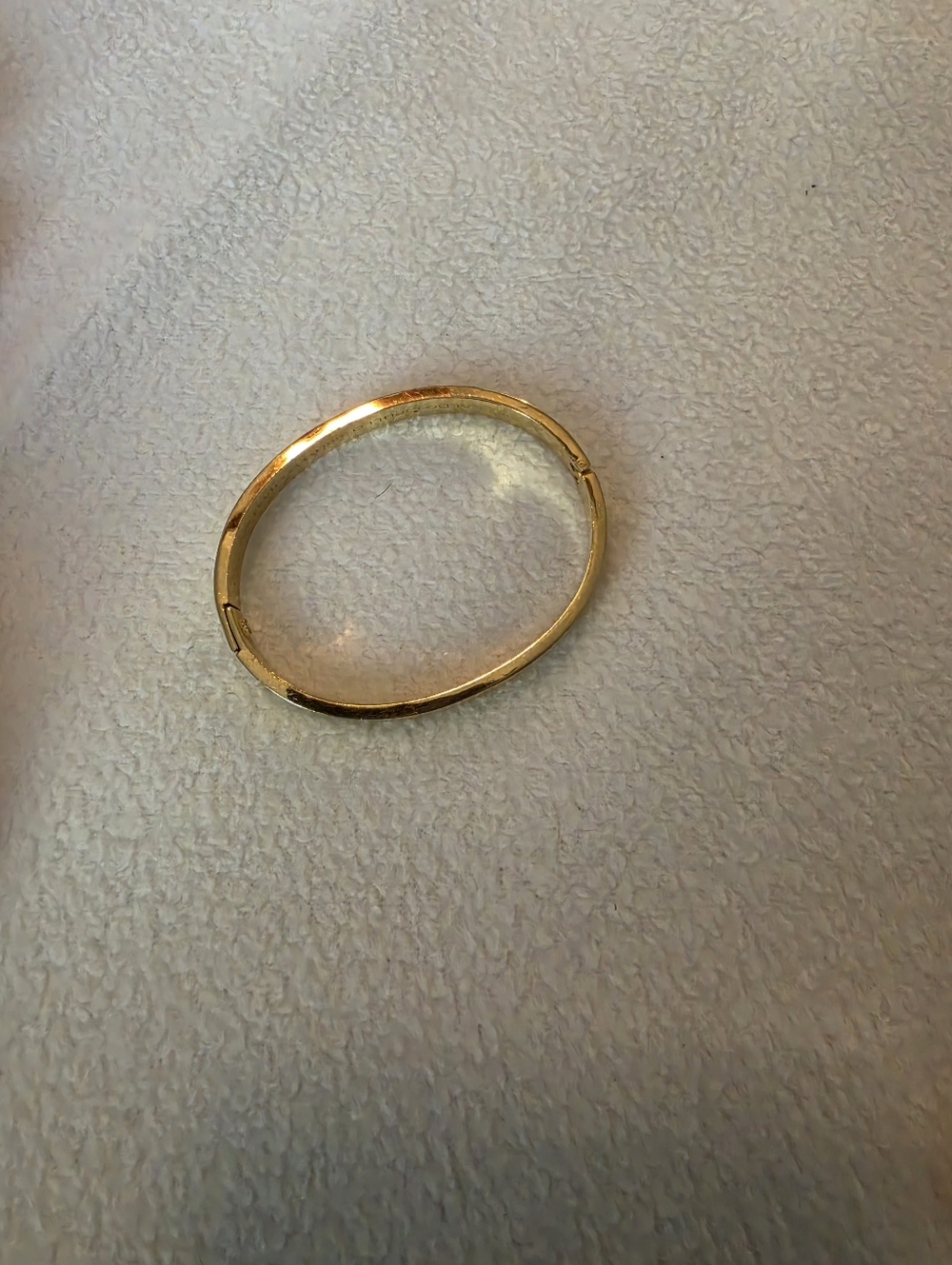 Love Bracelet by Charles REVSON Gold Bangle Bracelet - Picture 5 of 7